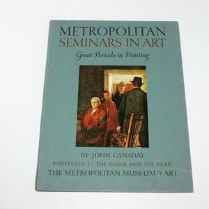 1960 Book & 12 Prints METROPOLITAN MUSEUM OF ART SEMINARS PORTFOLIO I Vintage